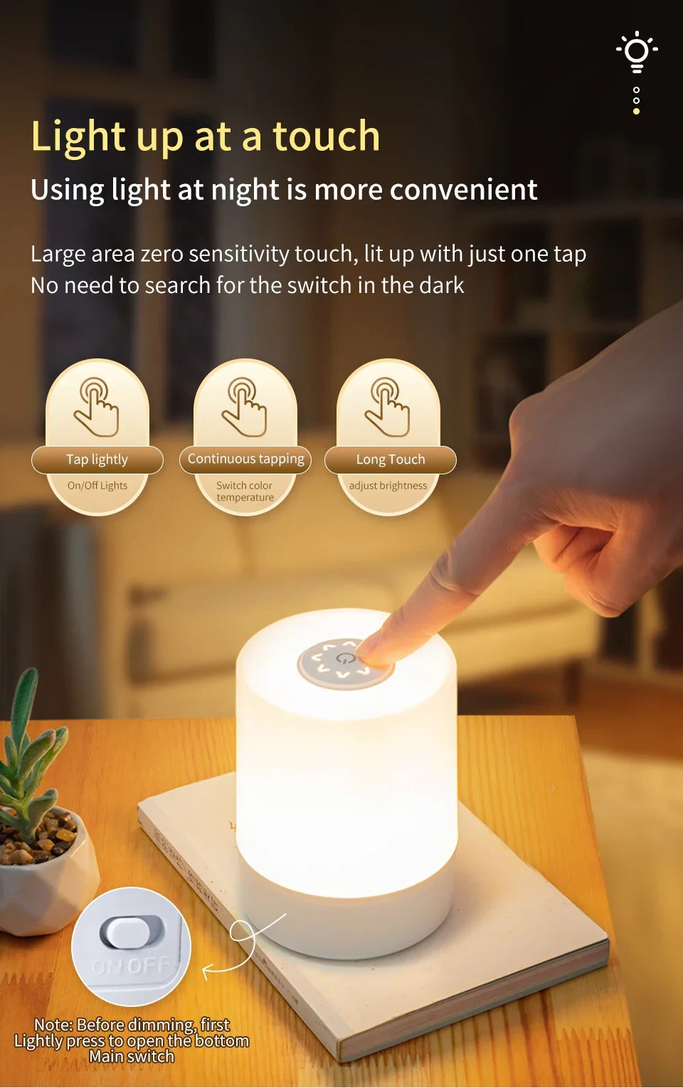 TOUCH Bedside Lamp
